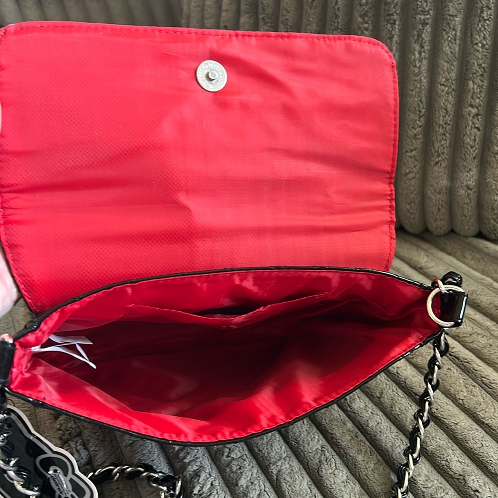 Loungefly Loves HELLO KITTY by Sanrio Crossbody Bag Handbag Quilted Purse 🐈‍⬛ - Picture 12 of 16